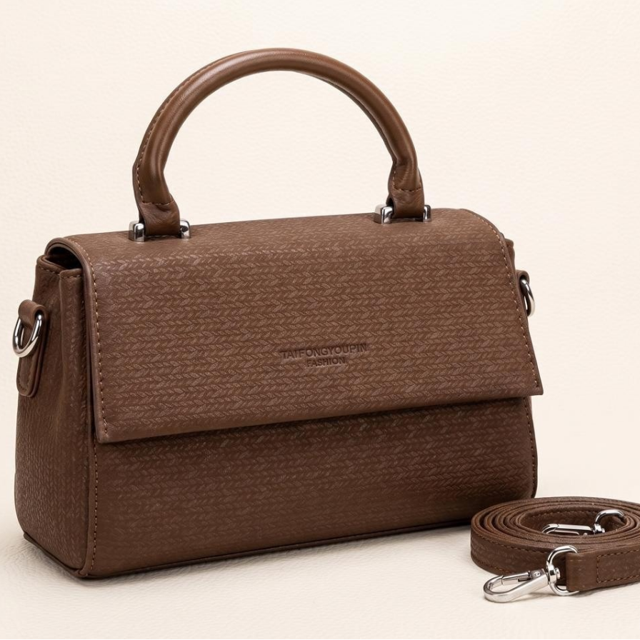 The Woven Chevron Satchel