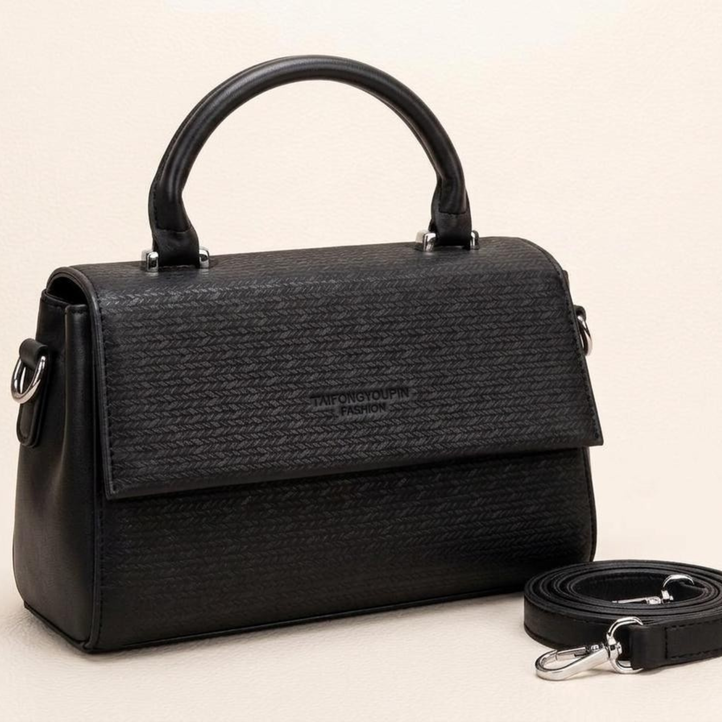 The Woven Chevron Satchel