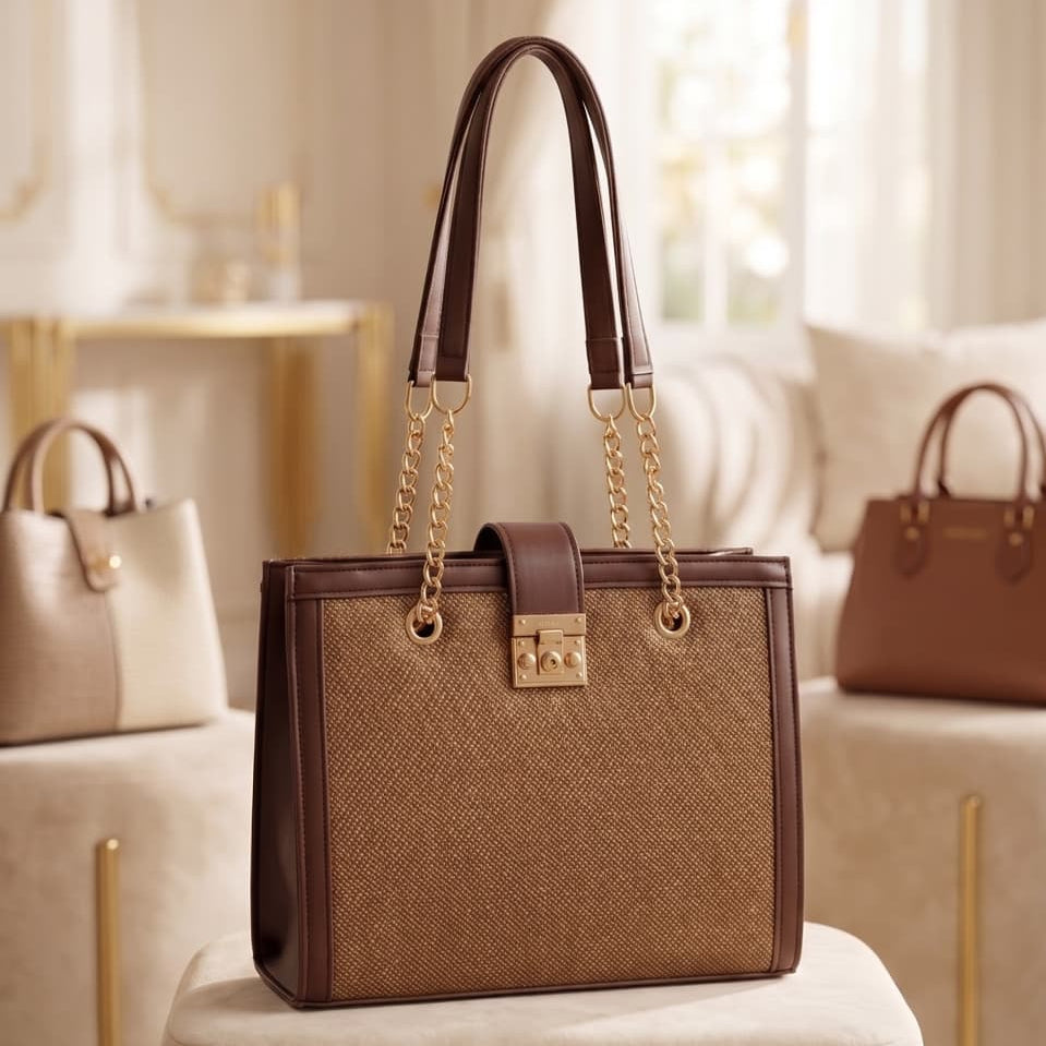 Faux Leather Handbag