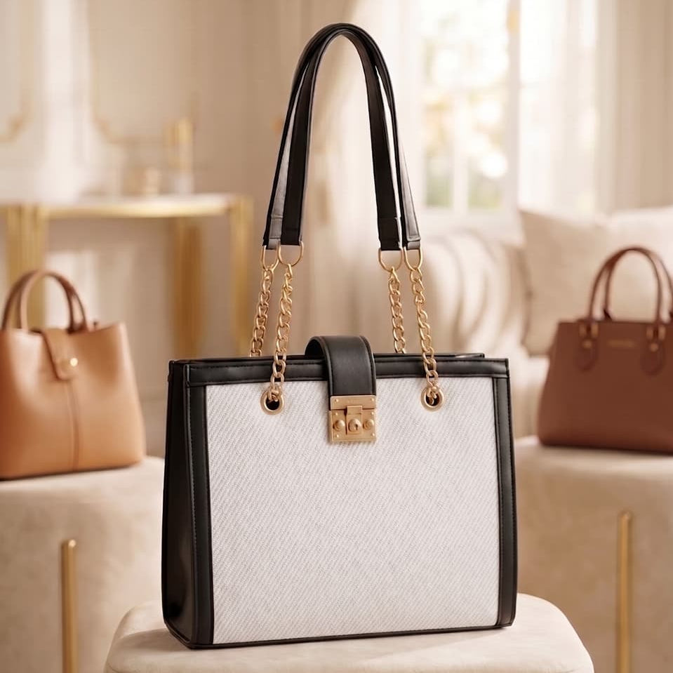 Faux Leather Handbag