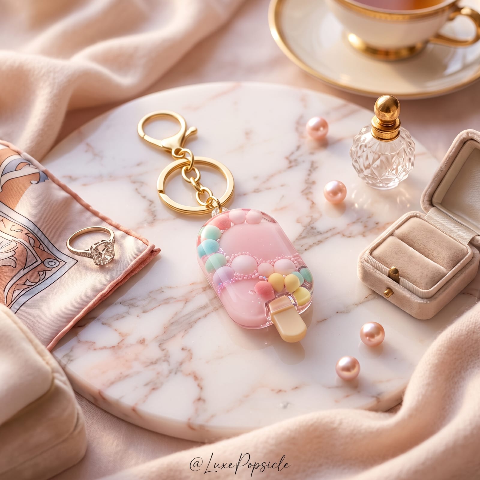 Ice Cream Keychain 🍦🎀