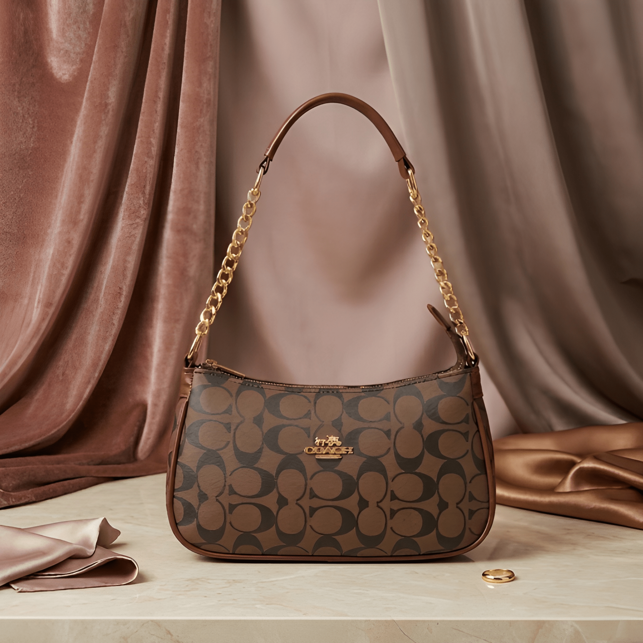 The Brown Monogram Shoulder Bag